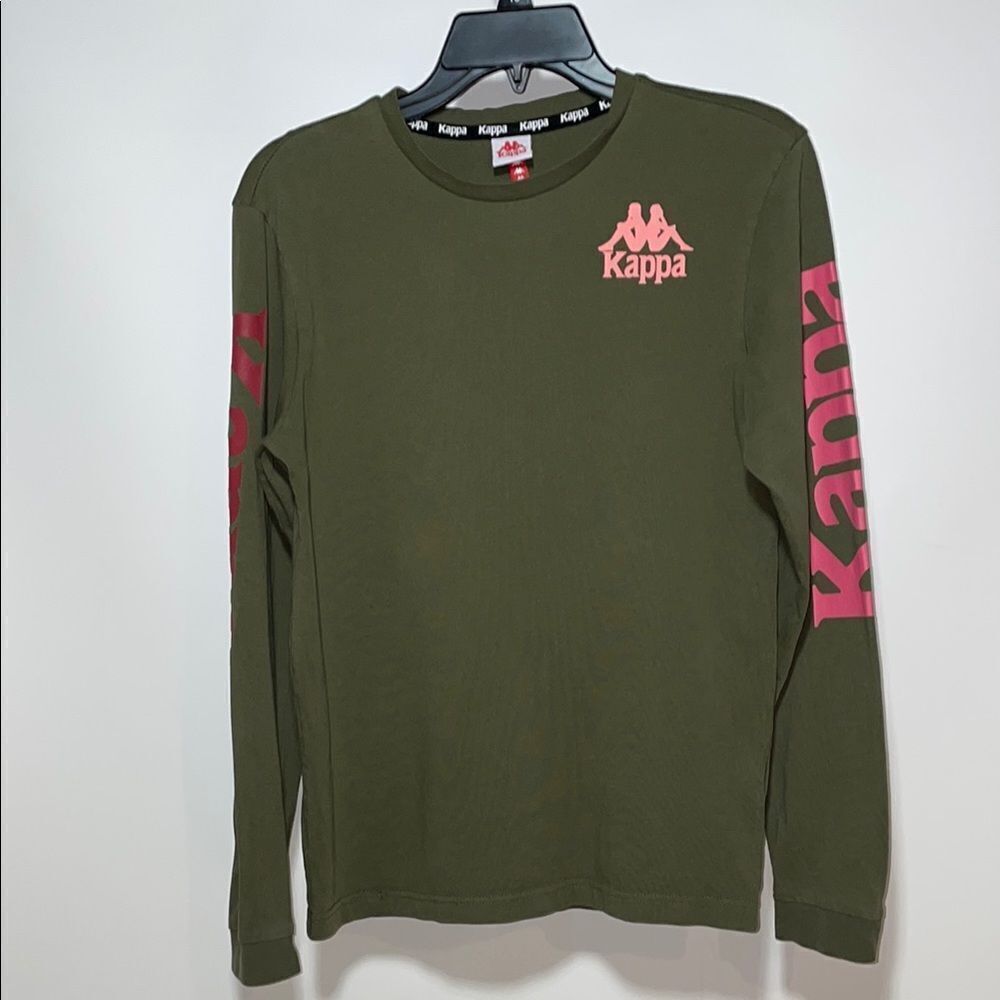 Kappa Men's Olive Green Long Sleeve Shirt